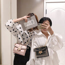 Purses for Women Crossbody Bag Top Handle Crossbody Handbags With Chain Metal Rivets - FayaChoice