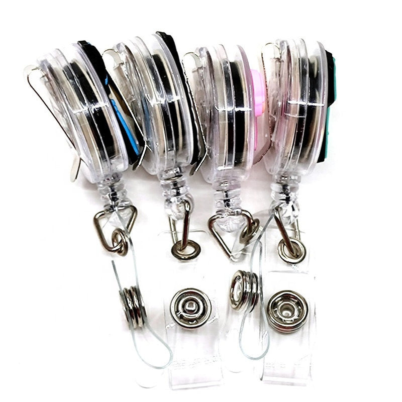 Soft lanyards retractable name id badge holder for Doctors, Nurses, Office workers and Students. - FayaChoice