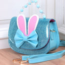 Little Girls Bags Princess Crossbody bags Girls Cute Cartoon Rabbit Ear Design Bow Décor Crossbody Bag - FayaChoice