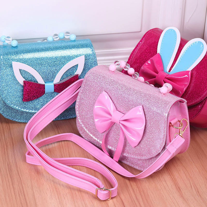 Girls Fashion Cute Princess Lace Bow Crossbody Bag Portable - Temu