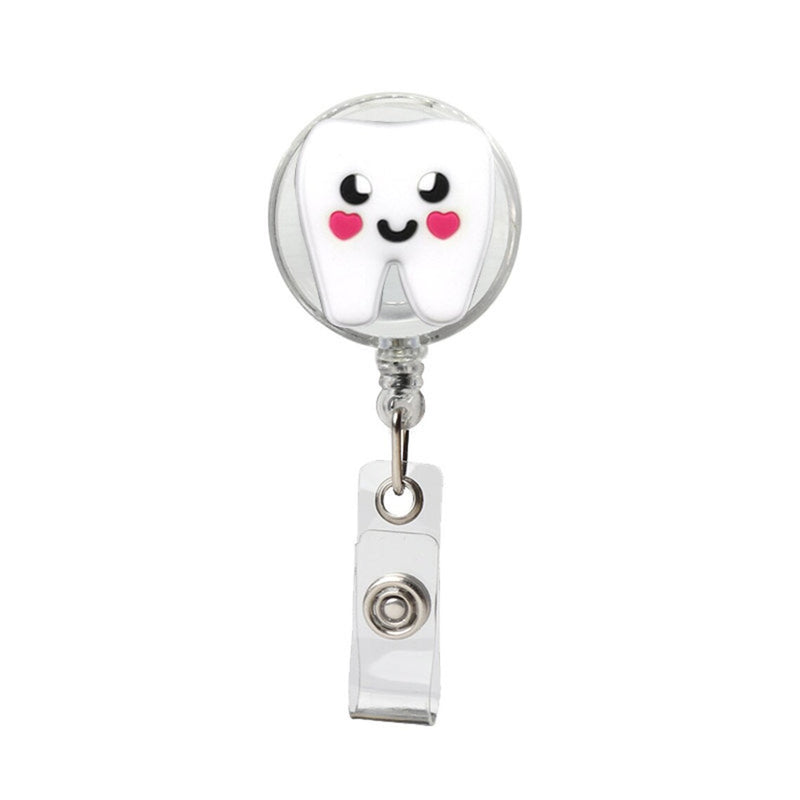 Soft lanyards retractable name id badge holder for Doctors, Nurses, Office workers and Students. - FayaChoice