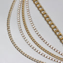 Women Chic All-Match Layered Metal Dress Chain Belt Multilayer Chain Belts for Women adjustable to 37.2 inches (length 94.5 cm ) - FayaChoice