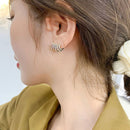 8 Claw Earrings Stud Ear Cuffs, Multi hoop stud earrings - FayaChoice