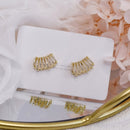 8 Claw Earrings Stud Ear Cuffs, Multi hoop stud earrings - FayaChoice