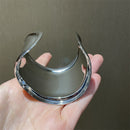 Statement Big Cuff Bracelets Bangles For Women New Style Personality Fashion Metallic Open Bracelet - FayaChoice