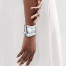 Statement Big Cuff Bracelets Bangles For Women New Style Personality Fashion Metallic Open Bracelet - FayaChoice