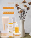 Turmeric Skincare Set Whitening FACE Repair kit including: Turmeric Facial Cleanser, Toner, Lotion, Serum, Face cream, Facial mask (6 Pcs) - FayaChoice