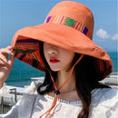 Sun hat Fashionable Retro Double-Sided Sunscreen Fisherman Hat - FayaChoice