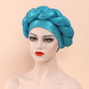 Pre-Tied Turban Women Turban, Braided Turban African Headwrap