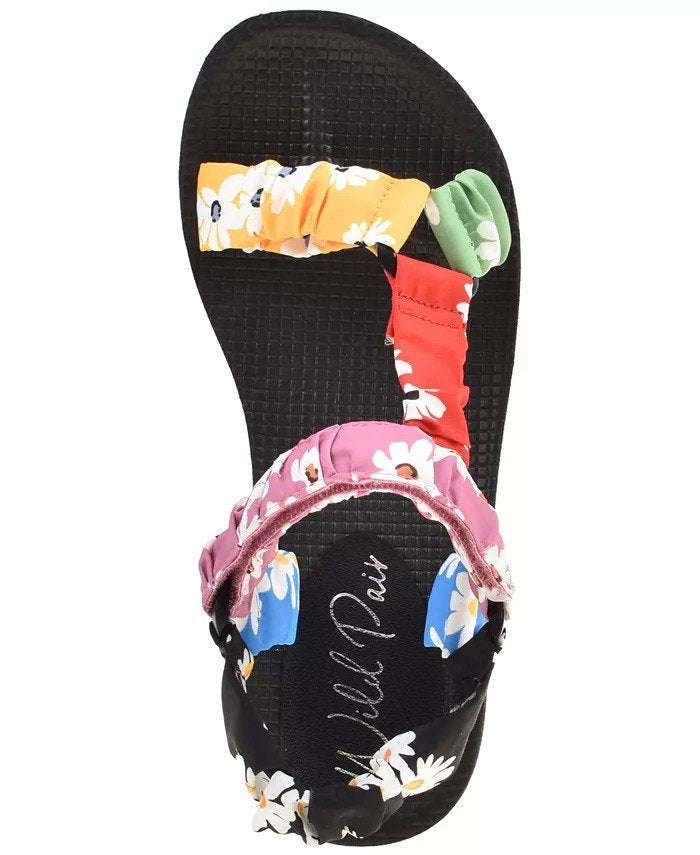 Multicolor Sporty Wedge Sandals (Size 7M )