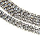 Women Chic Rhinestone All-Match Metal Dress Belt adjustable to 74.8 inches (190 cm)