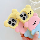 iPhone Cute Anime Bear Design Phone Case