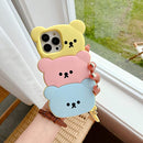 iPhone Cute Anime Bear Design Phone Case
