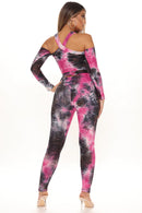 Tie Dye Honeycomb - Pink/combo