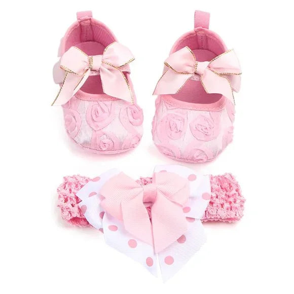 Baby Girl Shoes Set (6-12m)