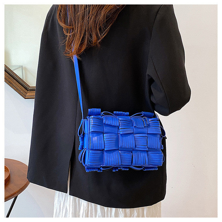 Woven Square Crossbody Bag