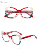 Blue Light Blocking Glasses Anti Blue Light Glasses Cat Eye Women Glasses Frame Clear Anti-blue Light