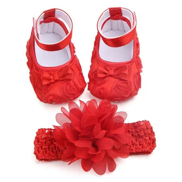 Baby Girl Shoes Set (12-18m)