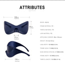 New Trendy Oversized Sunglasses Women and Men