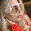 Oversized Frame Trendy Shades Sunglasses