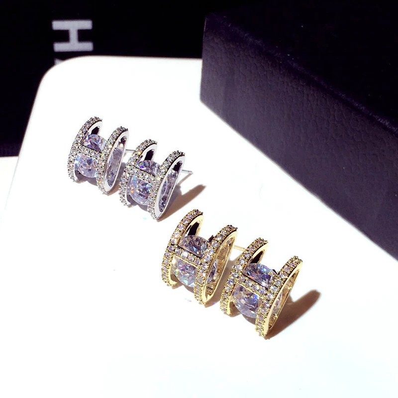 Zircon Stud Earrings